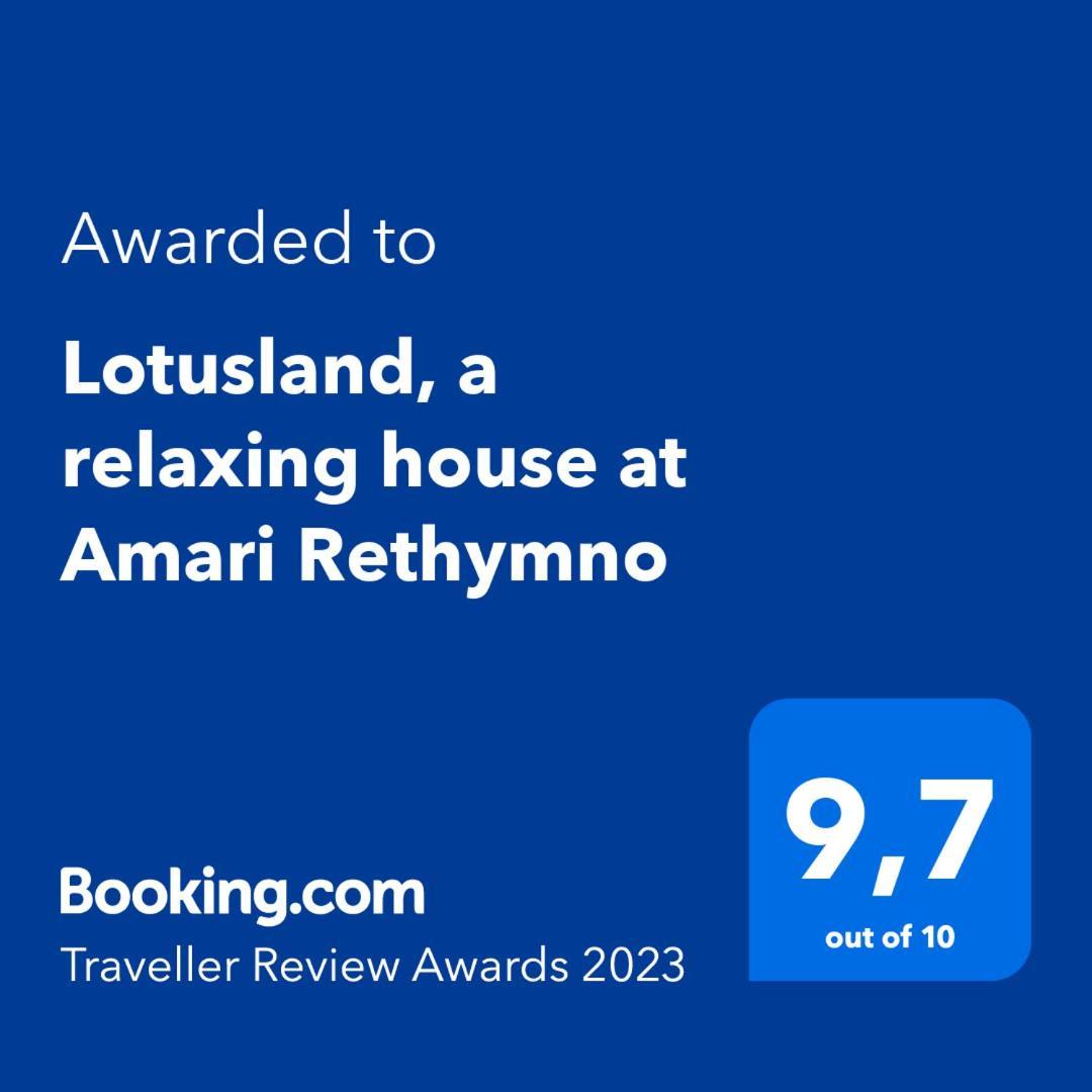 Lotusland, A Relaxing House At Amari Rethymno Βίλα Αγία Φωτεινή Εξωτερικό φωτογραφία